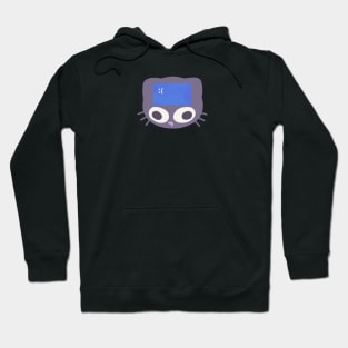 Blue Screen of Death Cat Hoodie